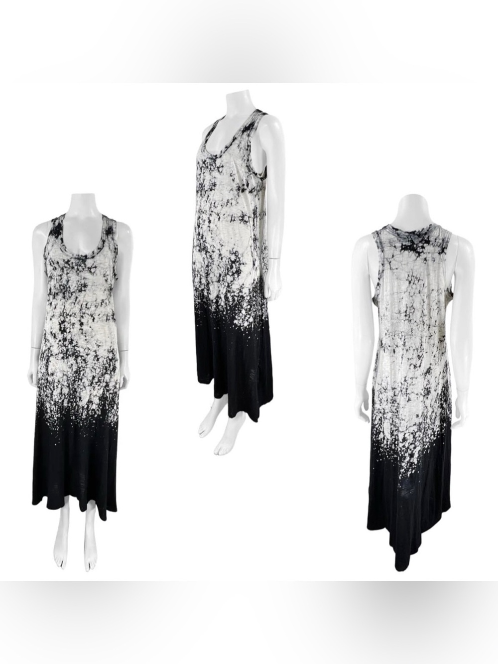Gilda Midani Black Tie Dye Dress